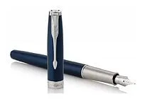 Перьевая ручка Parker Sonnet Lacquer Blue CT, синий/серебристый