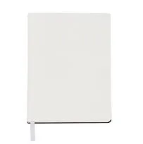 Ежедневник A5 недатированный Simflex в мягком переплёте, белый