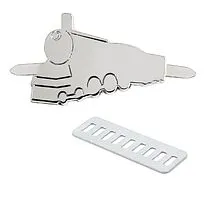 Несессер Колумб с шильдом - поезд, чёрный