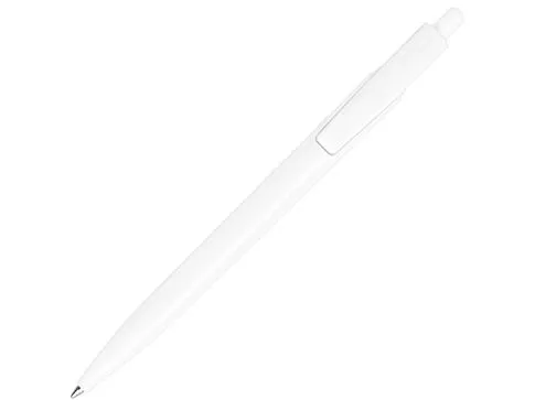 Шариковая ручка Alessio из переработанного ПЭТ, белый, синие чернила