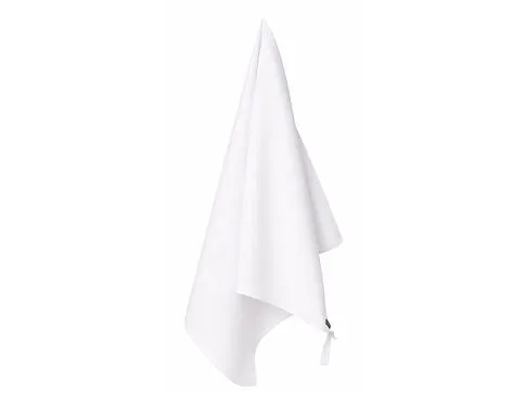 Легкое полотенце Gulpi  из микрофибры RPET с ремешком для складывания, 70*120 см, белый