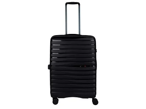 Чемодан Eberhart Dune средний М полипропилен черный 46D-009-424