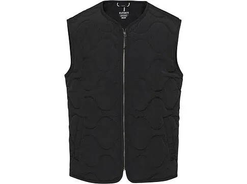 Quartz утепленный жилет унисекс из переработанного материала GRS - сплошной черный