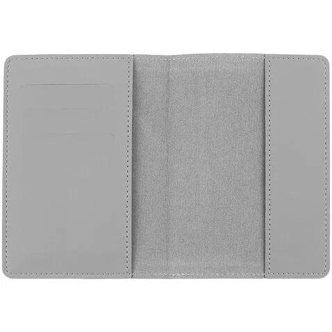 Обложка для паспорта Shall Simple, серый