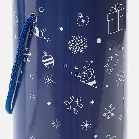 Тубус для бутылки Snowlace, синий