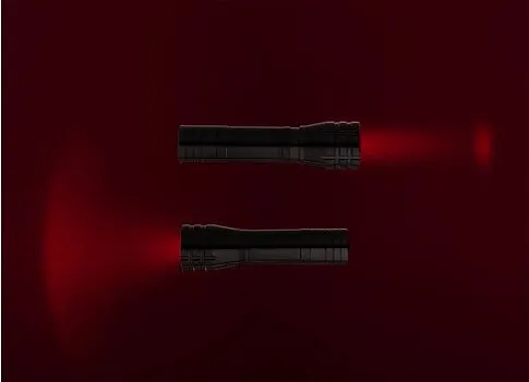 Фонарик с фокусировкой луча Beaming, черный