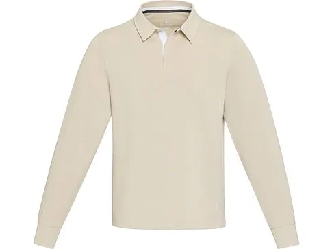 Clyde толстовка-поло унисекс для регби - Oatmeal