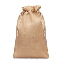 Большая подарочная сумка JUTE LARGE из джута, 30 х 47 см, натуральный