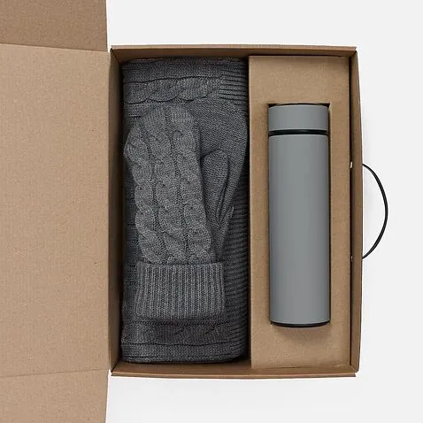 Набор Wintrish, серый меланж