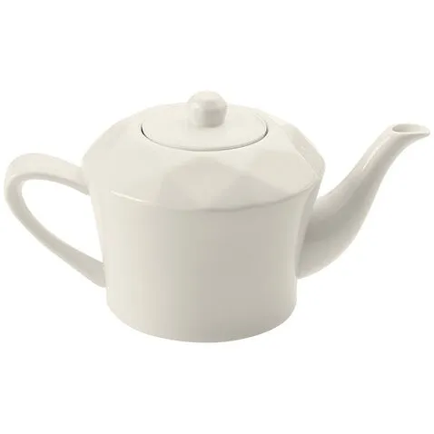 Чайник Diamante Bianco в подарочной коробке, белый