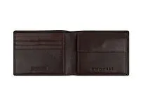 портмоне BUGATTI НЕАПОЛЬ | NEAPLES, с защитой данных RFID, коричневое, натуральная воловья кожа, 11,5х2х9 см