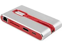 Хаб USB Rombica Type-C Hermes Red (Р)