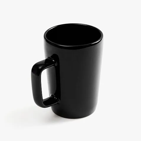 Кружка Vierra с крышкой-костером, черная