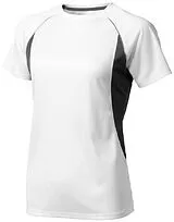 Футболка женская Quebec Cool Fit из сетчатого материала, белый, черный