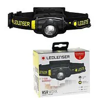 Cветодиодный налобный фонарь LED LENSER H5R WORK, 500 lm, черный