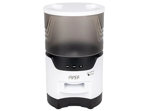 Умная Wi-Fi кормушка IoT Pet Feeder, 3000 мл, белый/черный