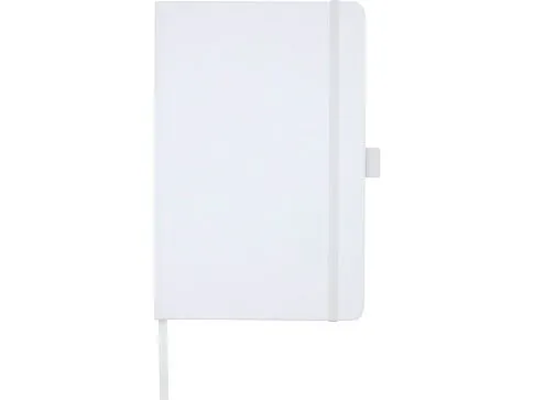 Блокнот Honua форматом A5 из переработанной бумаги с обложкой из переработанного ПЭТ, белый