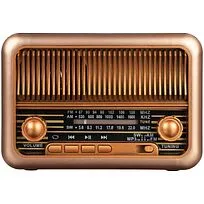 Bluetooth-колонка с радио Beatnik, коричневая