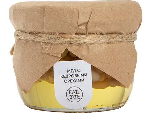 Сувенирный набор Мед с кедровыми орешками 120 гр