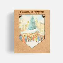 Деревянные флажки «Праздничные мотивы»