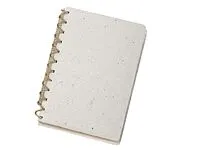 Живой блокнот А5 с бумажным карандашом и семенами цветов микс, белый