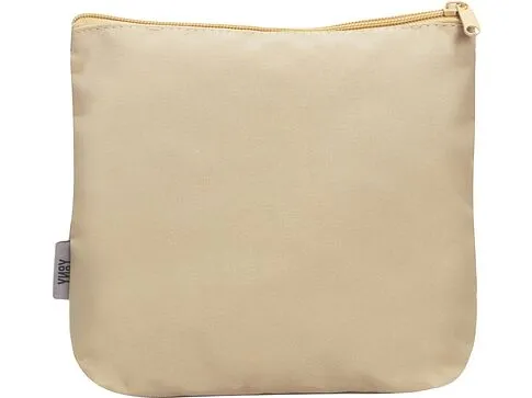 Органайзер для электроники и проводов Amalia из полиэстера 300D с подкладкой, бежевый