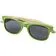 Sun Ray очки с бамбуковой оправой, зеленый лайм