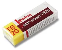 Комбинированный ластик Rotring TB20 Rapid, для чернил и карандаша на бумаге и пленке, S0194611