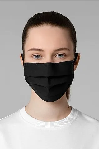 Маска гигиеническая Respire, двухслойная, немедицинская, черная
