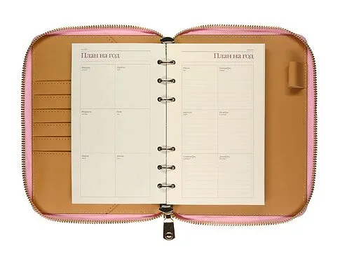 ЕЖЕДНЕВНИК недатированный А5- RIVIERA. ZEFIR (РОЗОВЫЙ ЗЕФИР) (Р)