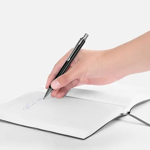 Ручка шариковая Arvent Glossy, черная