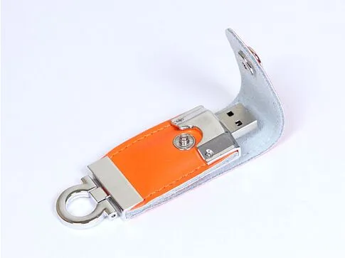 USB-флешка на 16 Гб в виде брелка, оранжевый USB-флешка на 16 Гб в виде брелка, оранжевый