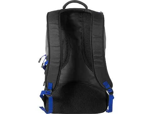 Рюкзак Milton для ноутбука 15,4, черный/темно-серый/ярко-синий