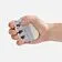Эспандер кистевой FingerTap, серый с белым