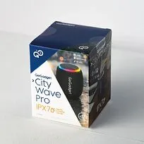 Водонепроницаемая колонка c подсветкой CityWave Pro, черная