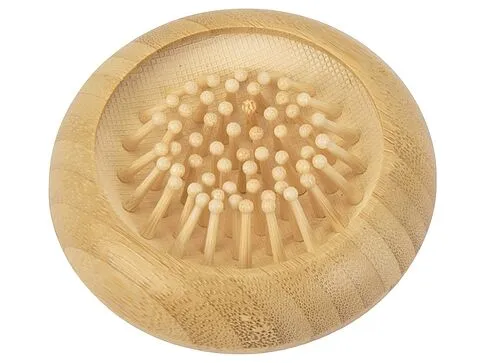 Расческа с зеркалом из бамбука Daisy, натуральный