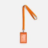 Лента для бейджа Pin, оранжевая