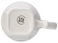 Кофейная пара с бамбуковым блюдцем Mandy, белый (Р)