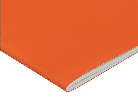 Тетрадь с каменной бумагой А5 Carrara 40 л., линейка, оранжевый