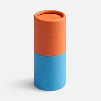 Набор цветных карандашей с мелками Kiddo Tube, голубой с оранжевым