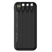 Внешний аккумулятор Authority с беспроводной зарядкой (5W), 10000 mAh, чёрный