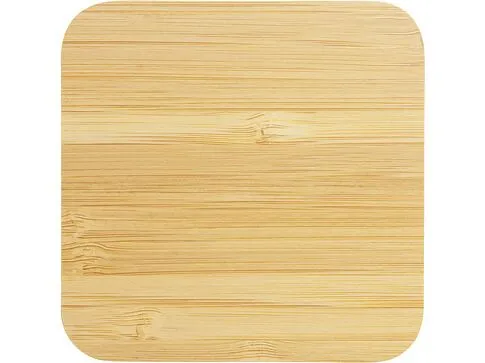 USB-хаб с беспроводной зарядкой из бамбука Plato