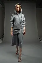 Поясная сумка W2, серая