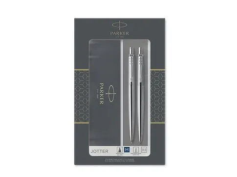 Набор Parker Jotter Core Stainless Steel CT ручка шариковая, карандаш механический