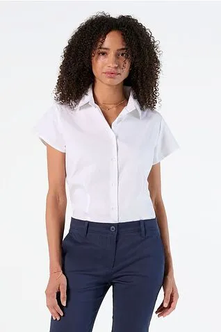 Рубашка женская с коротким рукавом Excess, белая