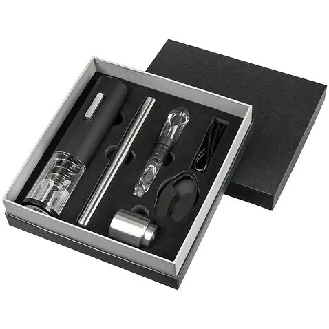 Винный набор Wine Diesel, черный