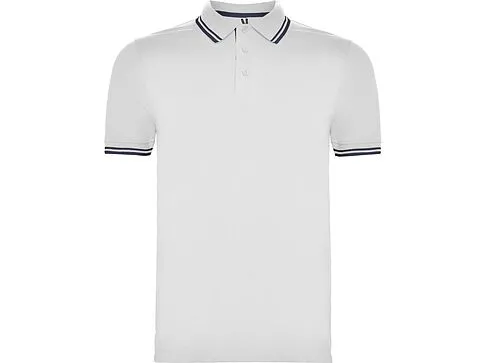 Рубашка поло Montreal мужская, белый/нэйви