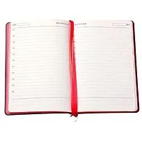 Ежедневник A5 недатированный Impero в мягком переплёте, красный