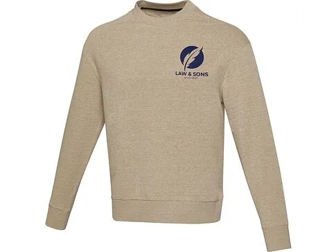 Jet унисекс Aware™ свитер с круглым вырезом из переработанных материалов - Oatmeal