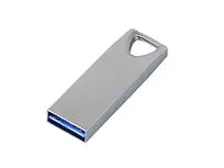 USB 3.0-флешка на 64 Гб с мини чипом, компактный дизайн, стильное отверстие для цепочки